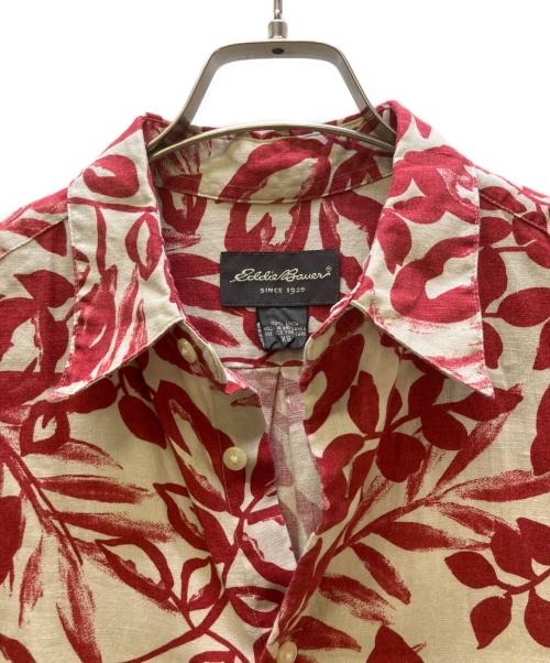 Eddie Bauer（エディーバウアー）Eddie Bauer (エディーバウアー) アロハシャツ レッド サイズ:XSの古着・服飾アイテム