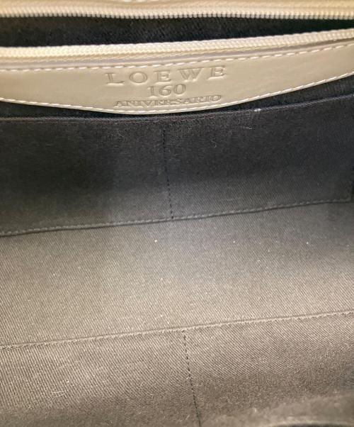 LOEWE（ロエベ）LOEWE (ロエベ) ハンドバッグ　160周年記念 ブルー×ベージュの古着・服飾アイテム