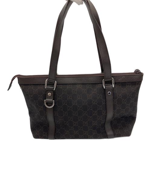 GUCCI（グッチ）GUCCI (グッチ) ハンドバッグ　アビーライン ブラウンの古着・服飾アイテム