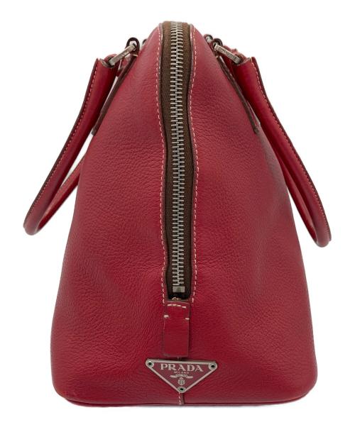 PRADA（プラダ）PRADA (プラダ) ハンドバッグ レッドの古着・服飾アイテム