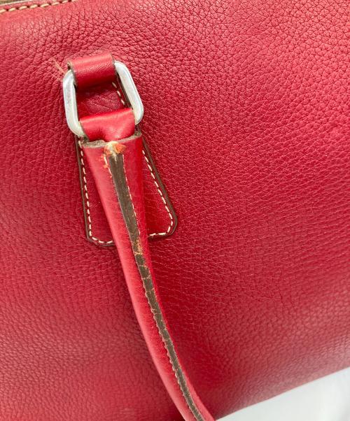 PRADA（プラダ）PRADA (プラダ) ハンドバッグ レッドの古着・服飾アイテム