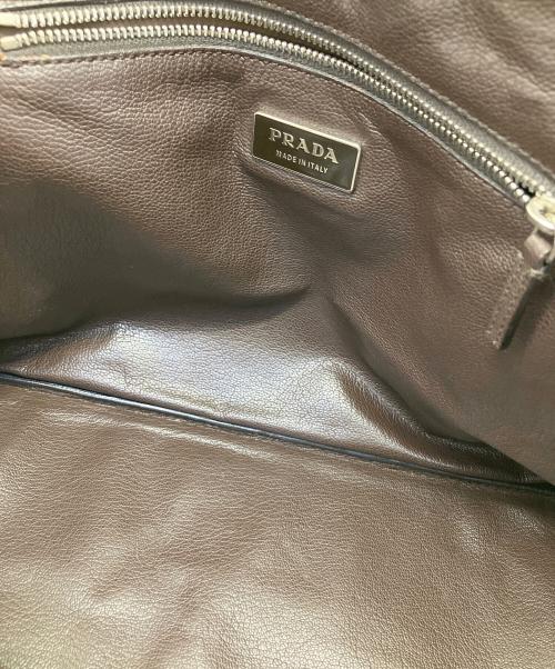 PRADA（プラダ）PRADA (プラダ) ハンドバッグ レッドの古着・服飾アイテム