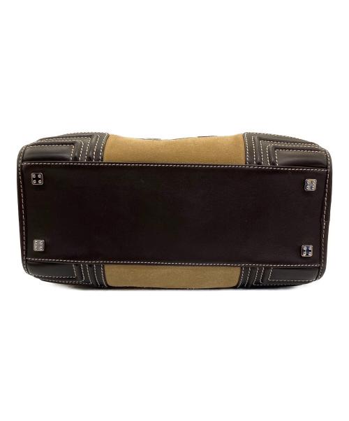 LOEWE（ロエベ）LOEWE (ロエベ) ハンドバッグ ベージュ×ブラウンの古着・服飾アイテム