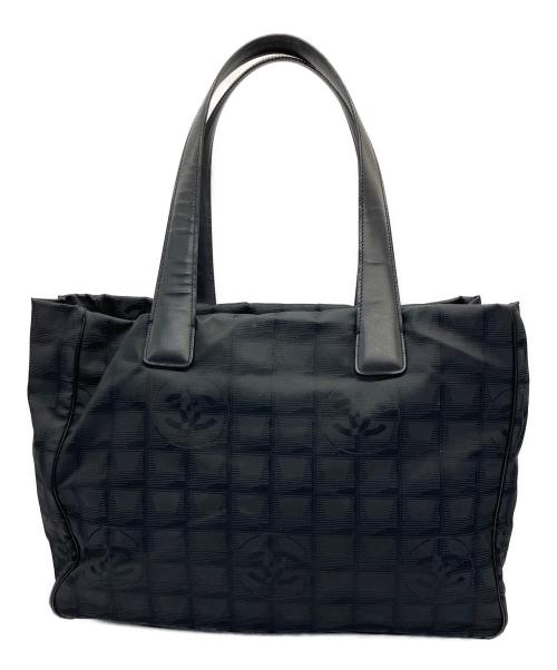CHANEL（シャネル）CHANEL (シャネル) トートバッグ　ニュートラベルライン ブラックの古着・服飾アイテム