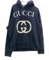 GUCCI（グッチ）の古着「プルオーバーパーカー　インターロッキングG」｜ブラック