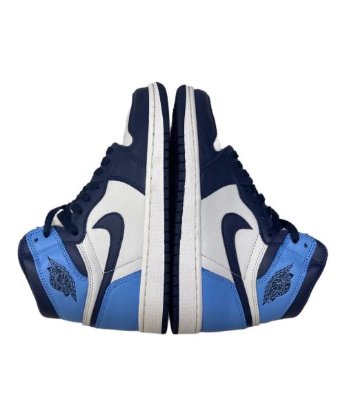 NIKE（ナイキ）NIKE (ナイキ) AIR JORDAN 1 RETRO HIGH OG ホワイト×ネイビー サイズ:US7の古着・服飾アイテム