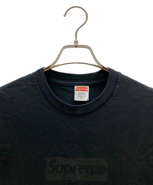 SUPREME（シュプリーム）SUPREME (シュプリーム) 半袖カットソー Tonal Box Logo Tee 23ss ブラック サイズ:Sの古着・服飾アイテム