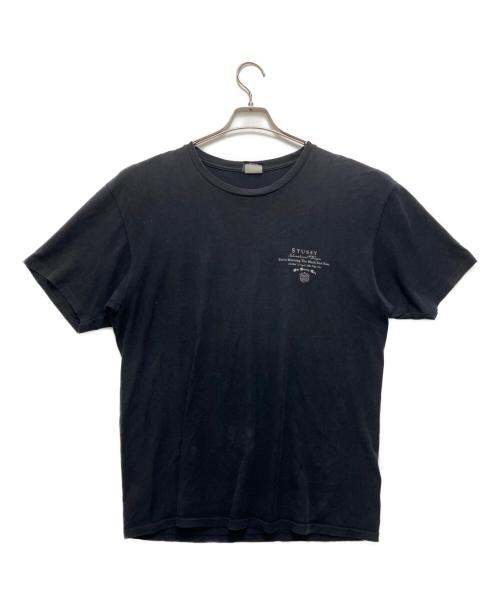 stussy（ステューシー）stussy (ステューシー) 半袖カットソー ブラック サイズ:Lの古着・服飾アイテム