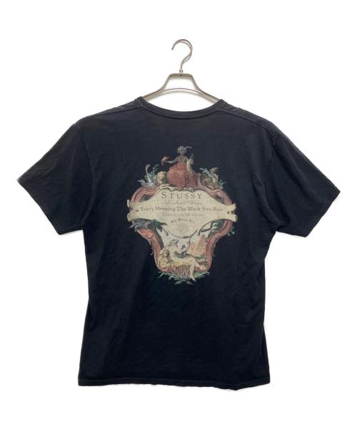 stussy（ステューシー）stussy (ステューシー) 半袖カットソー ブラック サイズ:Lの古着・服飾アイテム