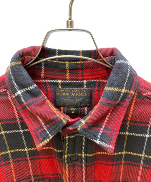FILSON（フィルソン）FILSON (フィルソン) 長袖シャツ レッド サイズ:Mの古着・服飾アイテム