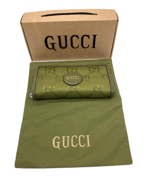 GUCCI（グッチ）GUCCI (グッチ) 長財布 グリーンの古着・服飾アイテム