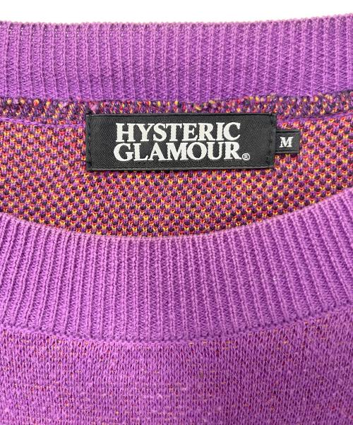 Hysteric Glamour（ヒステリックグラマー）Hysteric Glamour (ヒステリックグラマー) INCREDIBLEジャガード プルオーバー パープル サイズ:Mの古着・服飾アイテム