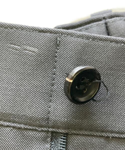 Graphpaper（グラフペーパー）Graphpaper (グラフペーパー) ワイドスラックス Scale Off Wool Wide Slacks グレー サイズ:1の古着・服飾アイテム
