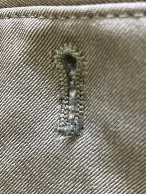 Graphpaper（グラフペーパー）Graphpaper (グラフペーパー) ワイドスラックス Scale Off Wool Wide Slacks グレー サイズ:1の古着・服飾アイテム