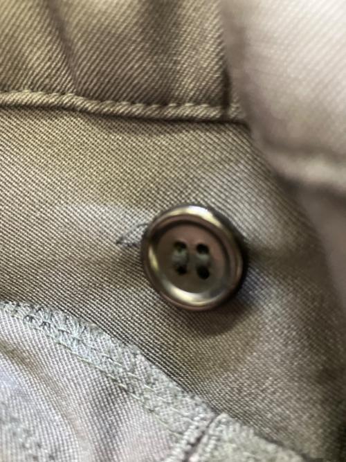 Graphpaper（グラフペーパー）Graphpaper (グラフペーパー) ワイドスラックス Scale Off Wool Wide Slacks グレー サイズ:1の古着・服飾アイテム
