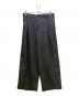 Graphpaper（グラフペーパー）の古着「ワイドスラックス Scale Off Wool Wide Slacks」｜グレー