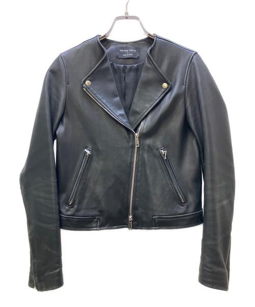 UNITED TOKYO（ユナイテッドトーキョー）UNITED TOKYO (ユナイテッドトーキョー) ライダースジャケット ブラック サイズ:1の古着・服飾アイテム