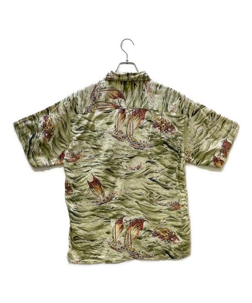 pataloha（パタロハ）pataloha (パタロハ) アロハシャツ グリーン サイズ:Mの古着・服飾アイテム