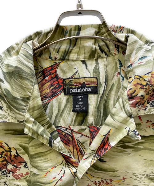 pataloha（パタロハ）pataloha (パタロハ) アロハシャツ グリーン サイズ:Mの古着・服飾アイテム