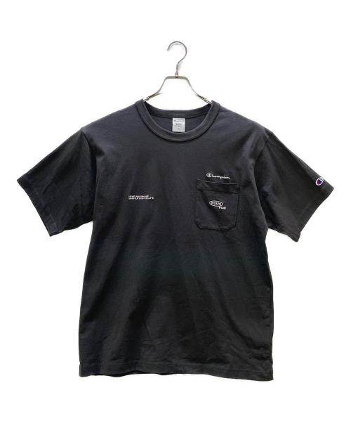 Champion（チャンピオン）Champion (チャンピオン) WTAPS (ダブルタップス) 半袖カットソー ブラック サイズ:Lの古着・服飾アイテム