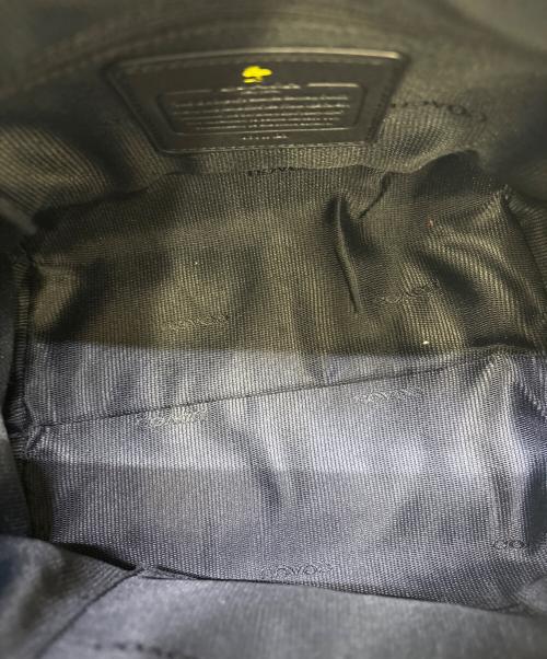 COACH（コーチ）COACH (コーチ) 2WAYショルダーバッグ　ピーナッツコラボ ブラックの古着・服飾アイテム