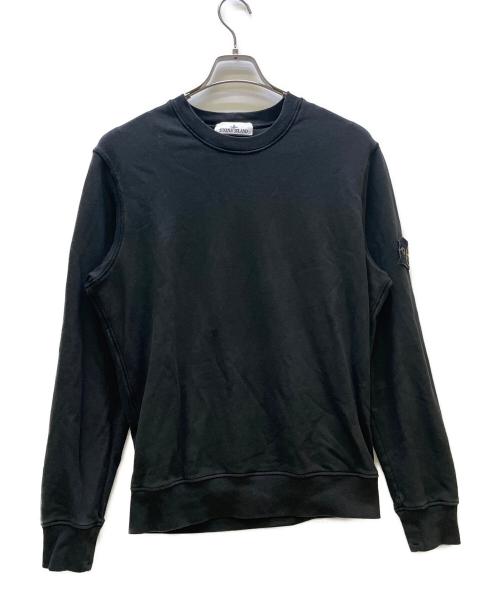 STONE ISLAND（ストーンアイランド）STONE ISLAND (ストーンアイランド) ORGANIC COTTON FLEECE ブラック サイズ:Mの古着・服飾アイテム