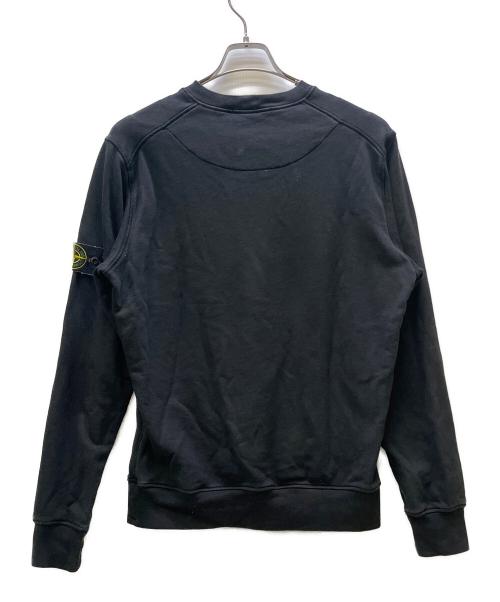 STONE ISLAND（ストーンアイランド）STONE ISLAND (ストーンアイランド) ORGANIC COTTON FLEECE ブラック サイズ:Mの古着・服飾アイテム