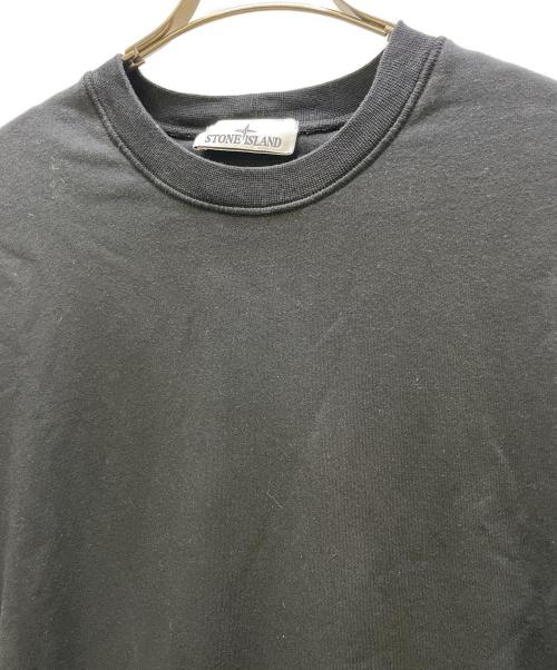 STONE ISLAND（ストーンアイランド）STONE ISLAND (ストーンアイランド) ORGANIC COTTON FLEECE ブラック サイズ:Mの古着・服飾アイテム