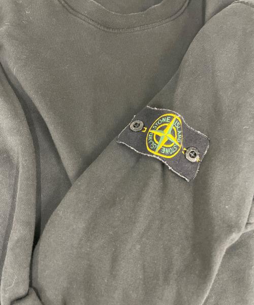 STONE ISLAND（ストーンアイランド）STONE ISLAND (ストーンアイランド) ORGANIC COTTON FLEECE ブラック サイズ:Mの古着・服飾アイテム