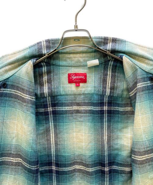 SUPREME（シュプリーム）SUPREME (シュプリーム) 長袖シャツ ブルー サイズ:Lの古着・服飾アイテム