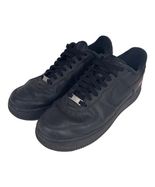 NIKE（ナイキ）NIKE (ナイキ) SUPREME (シュプリーム) AIR FORCE 1 LOW/SUPREME ブラック サイズ:US9の古着・服飾アイテム