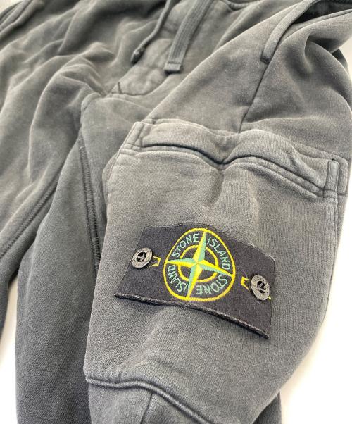 STONE ISLAND（ストーンアイランド）STONE ISLAND (ストーンアイランド) スウェットパンツ ブラック サイズ:Mの古着・服飾アイテム