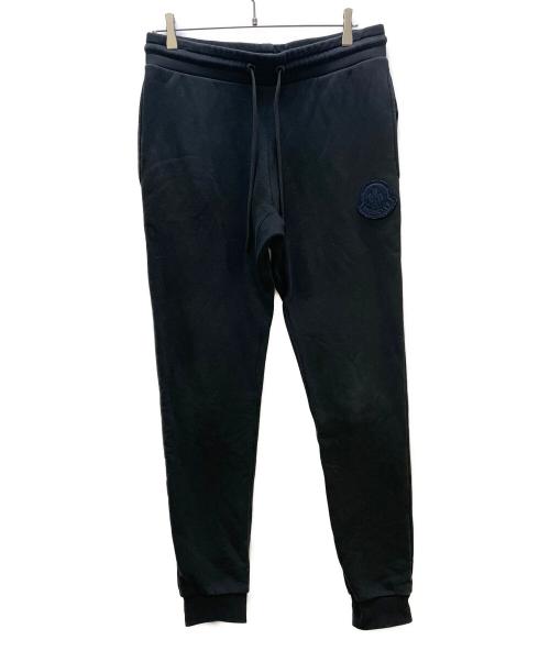 MONCLER（モンクレール）MONCLER (モンクレール) ボアスウェットパンツ ブラック サイズ:Mの古着・服飾アイテム