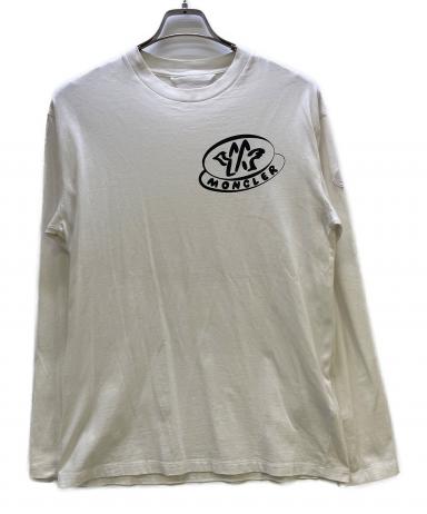 極美品★ モンクレール　ビッグロゴ　1952 長袖Tシャツ　白　XS 5S766 中古・古着通販】MONCLER (モンクレール) ロングスリーブTシャツ