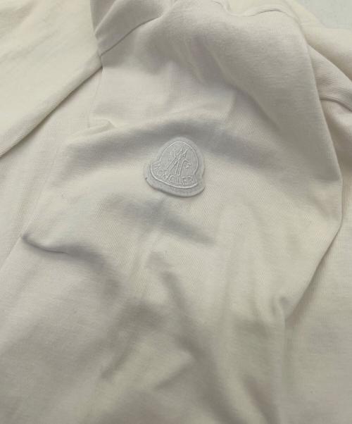 MONCLER（モンクレール）MONCLER (モンクレール) ロングスリーブTシャツ ホワイト サイズ:XSの古着・服飾アイテム