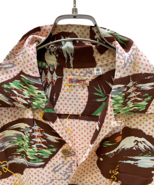 Sun Surf（サンサーフ）Sun Surf (サンサーフ) アロハシャツ ブラウン×ピンク サイズ:M 未使用品の古着・服飾アイテム