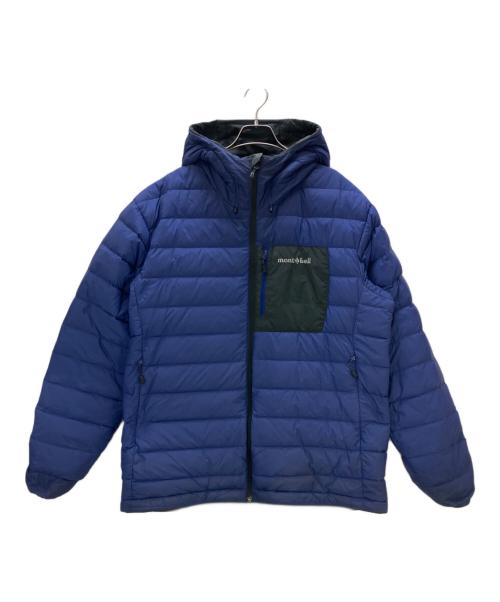 mont-bell（モンベル）mont-bell (モンベル) リバーシブルダウンジャケット ブラック×パープル サイズ:XLの古着・服飾アイテム