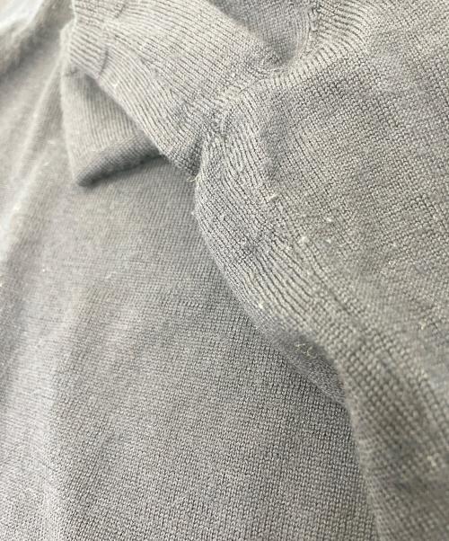 CELINE（セリーヌ）CELINE (セリーヌ) トリオンフ刺繍半袖ニット ネイビー サイズ:sの古着・服飾アイテム
