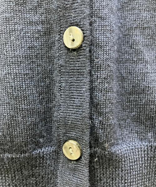 CELINE（セリーヌ）CELINE (セリーヌ) トリオンフ刺繍ニットカーディガン ネイビー サイズ:Sの古着・服飾アイテム