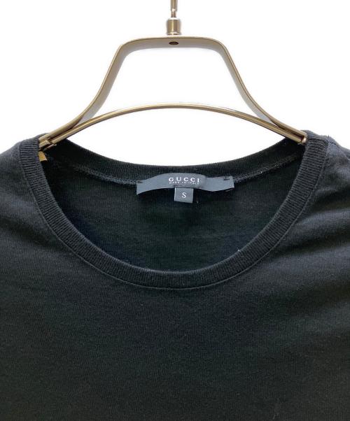 GUCCI（グッチ）GUCCI (グッチ) 半袖カットソー ブラック サイズ:Sの古着・服飾アイテム