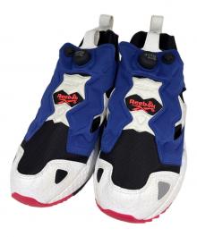 REEBOK（リーボック）の古着「INSTAPUMP FURY TRICOLORE THE PUMP 20th ANNIVERSARY」｜ブルー×ブラック