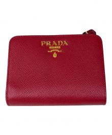 PRADA（プラダ）の古着「2つ折り財布」｜レッド
