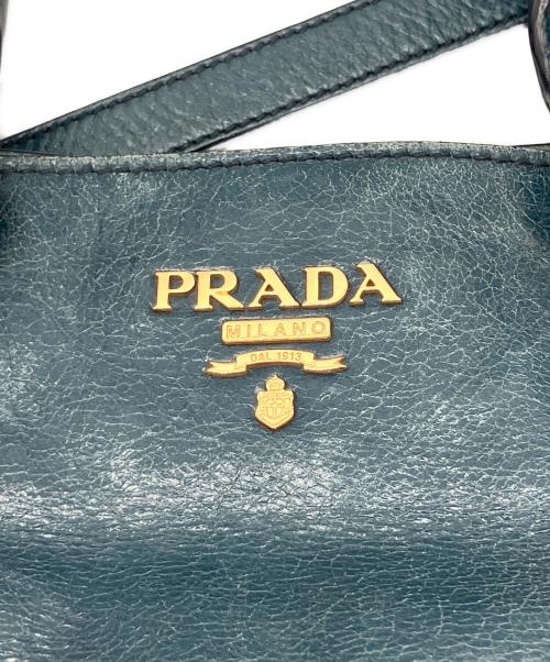 PRADA（プラダ）PRADA (プラダ) 2WAYバッグ グリーンの古着・服飾アイテム