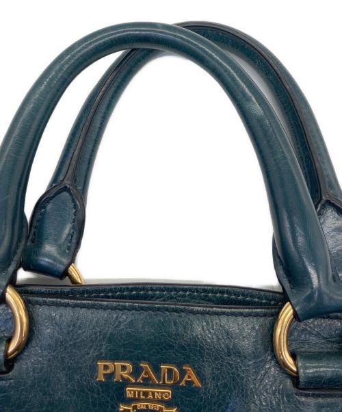 PRADA（プラダ）PRADA (プラダ) 2WAYバッグ グリーンの古着・服飾アイテム