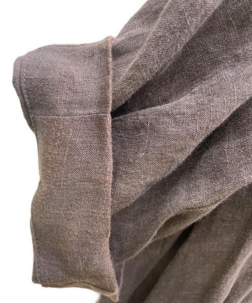 JOURNAL STANDARD L’essage（ジャーナルスタンダードレサージュ）JOURNAL STANDARD L’essage (ジャーナルスタンダードレサージュ) 半袖ワンピース ブラウン サイズ:36の古着・服飾アイテム