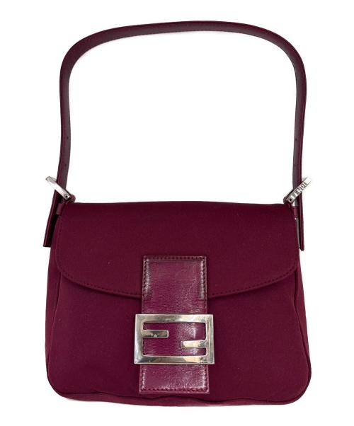 FENDI（フェンディ）FENDI (フェンディ) ショルダーバッグ　マンマバケット ショッキングピンクの古着・服飾アイテム