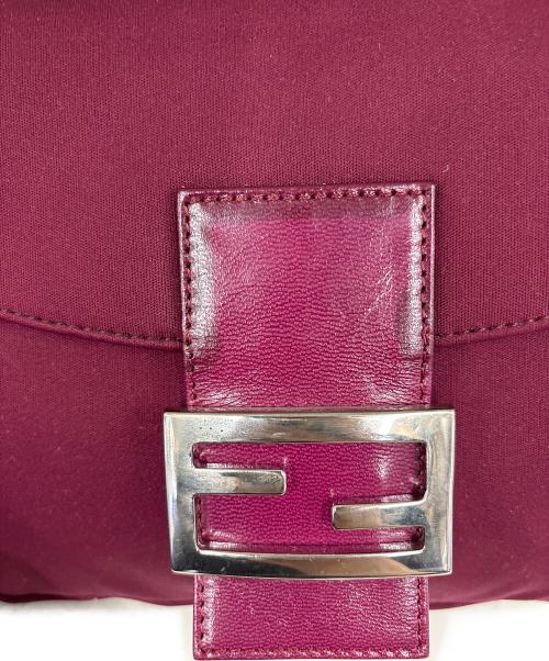 FENDI（フェンディ）FENDI (フェンディ) ショルダーバッグ　マンマバケット ショッキングピンクの古着・服飾アイテム