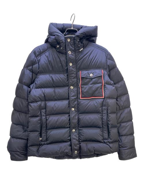 MONCLER（モンクレール）MONCLER (モンクレール) フーデッド ダウンジャケット　PREVOT GIUBBOTTO ネイビー サイズ:3の古着・服飾アイテム