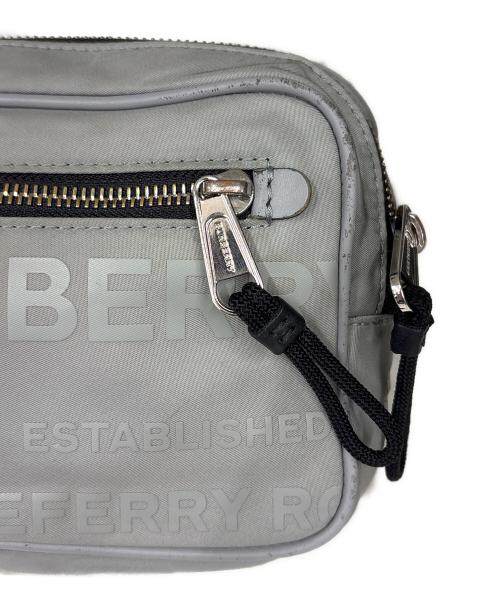 BURBERRY（バーバリー）BURBERRY (バーバリー) ボディーバッグ　ホースフェリー グレーの古着・服飾アイテム
