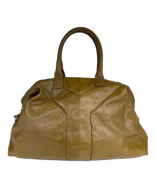 Yves Saint Laurent（イヴサンローラン）Yves Saint Laurent (イヴサンローラン) ハンドバッグ マスタードの古着・服飾アイテム